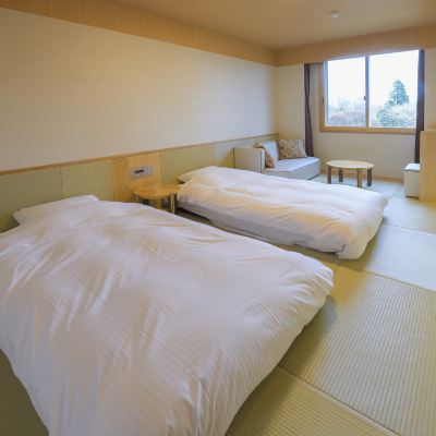 Japanese Style Twin Room with Shared Bathroom and Toilet