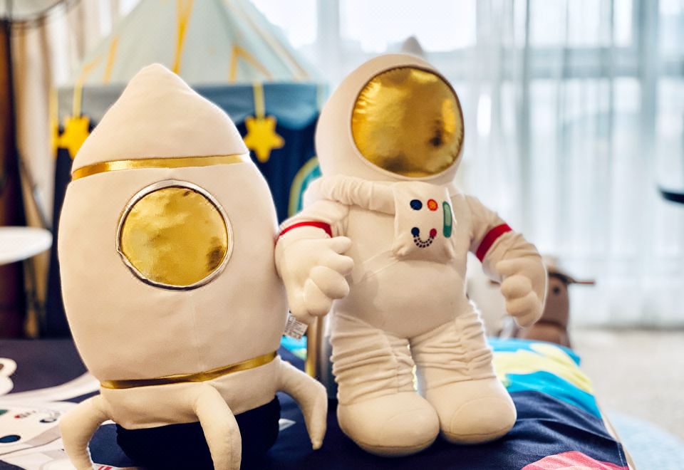 小小宇航员亲子套大床房『童趣装饰+超大活动空间』