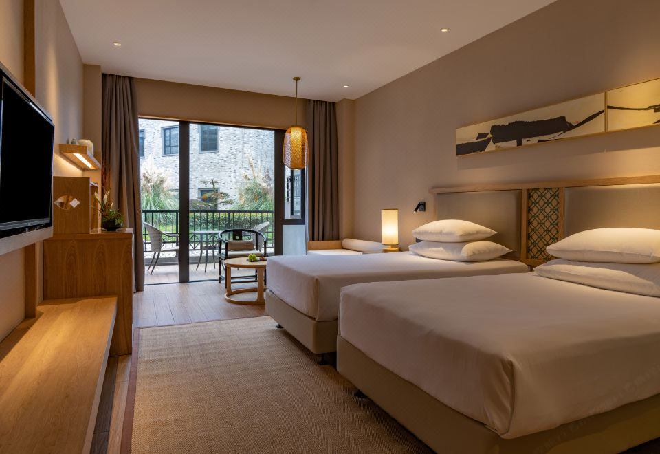 观堂阳台双床房