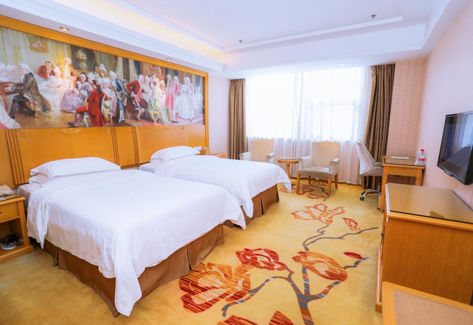 豪华双床房【静谧空间+美景美霞+舒适零压床垫】