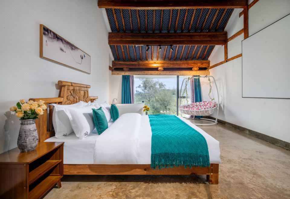 Kunming Ximeng Ayu Sheye Homestay (Changshui International Airport Branch)Wa Shan Mi Jing Simola Cinema Room (Tub + Smart Toilet + Voice-Controlled Lighting + Electric Curtains + 120-inch 3D Blu-Ray Screen)