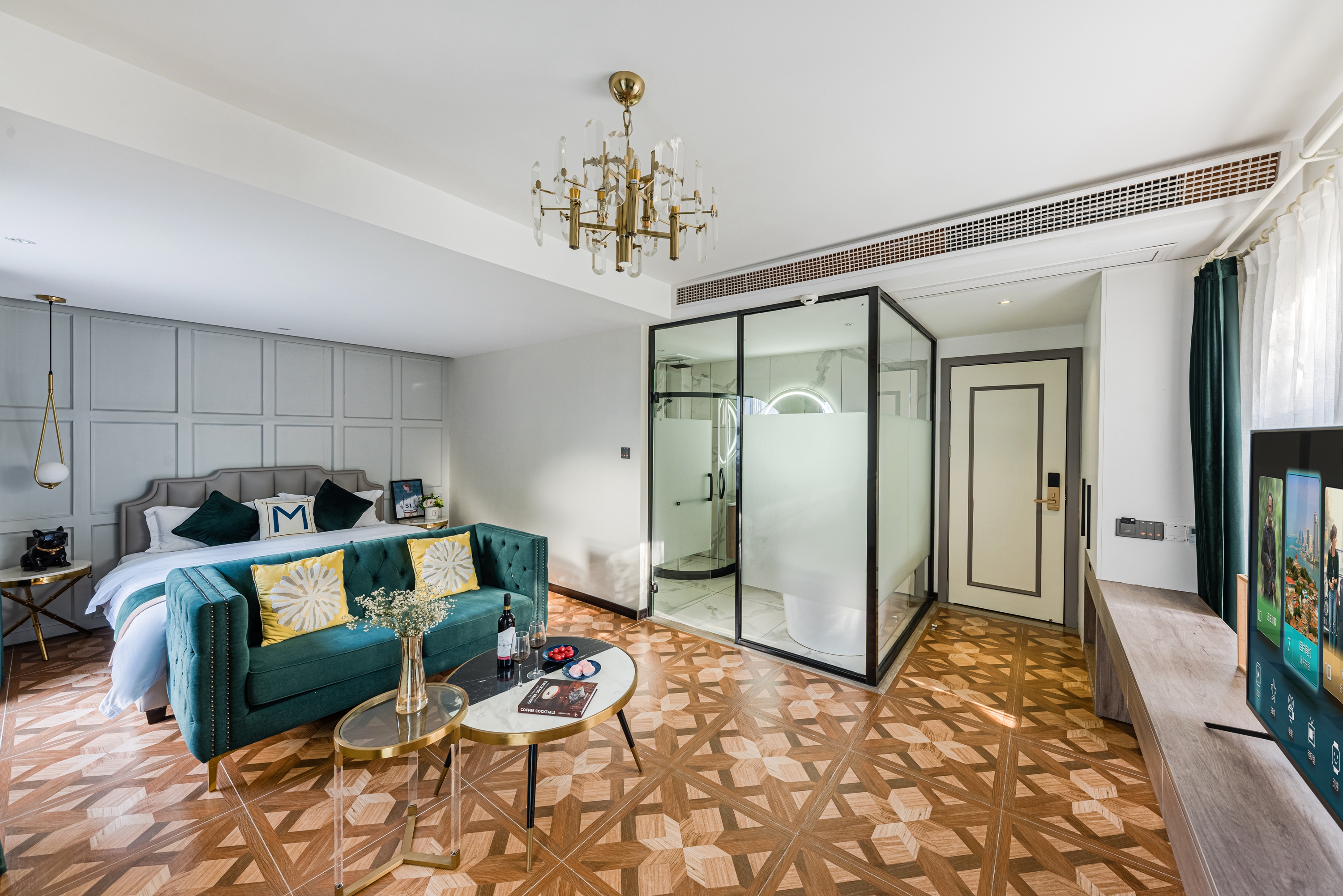 思海.露臺設計大床房