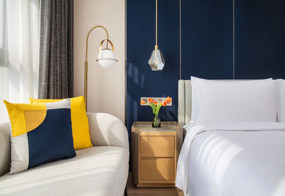 豪華觀景大床房-潮搭景觀浴缸，舒適享受