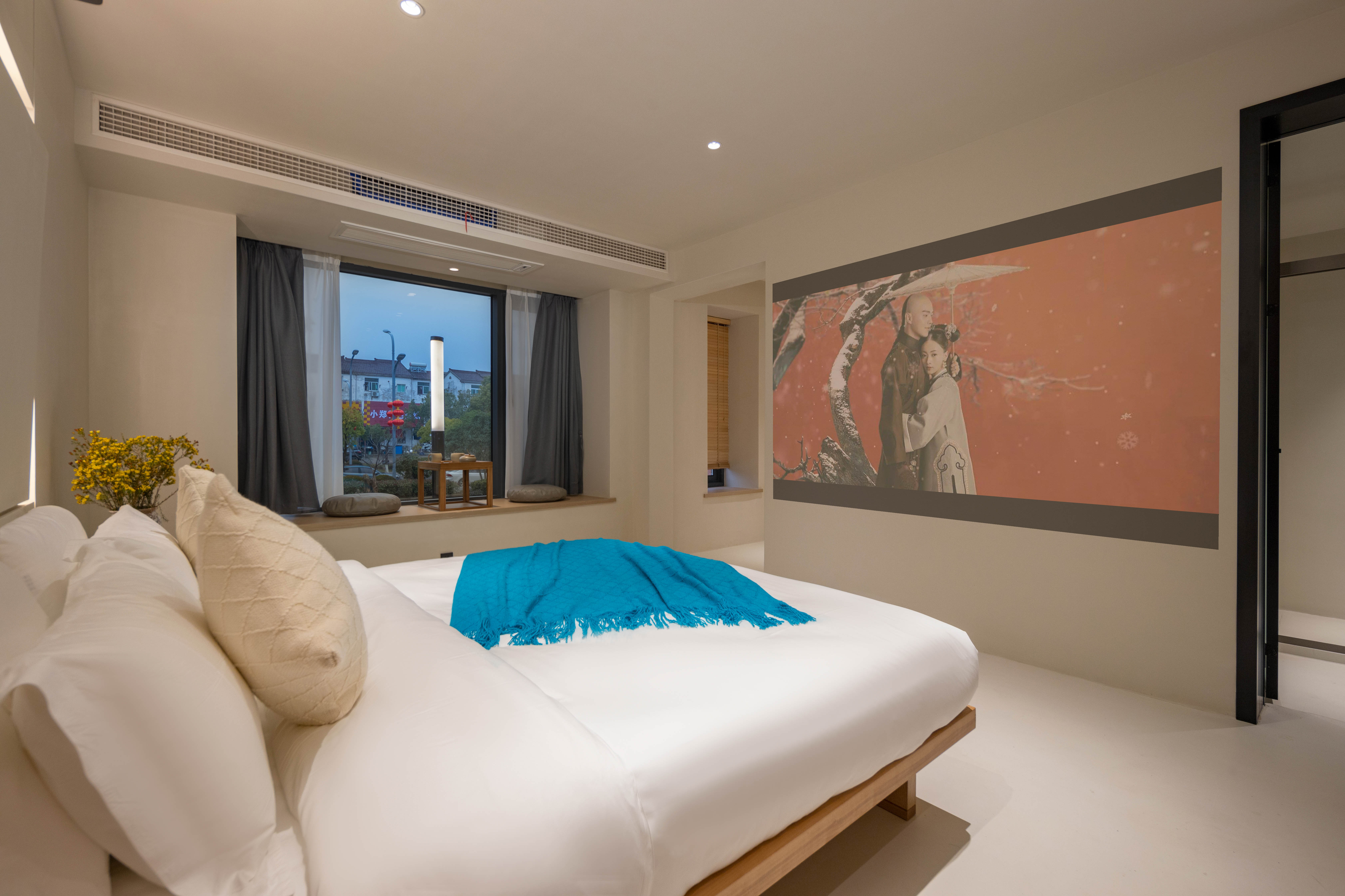 云舒·景观双卧亲子房+巨幕投影+品茶坐榻+全屋智能客控