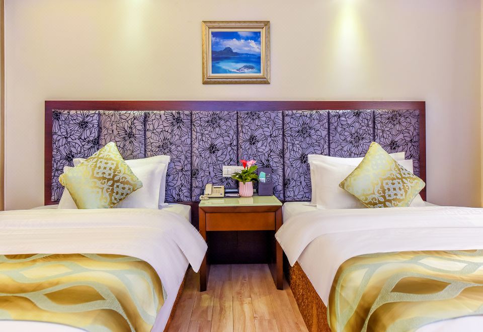 豪华双床房「零压床垫-高定床品-小冰箱-亲肤洗浴」