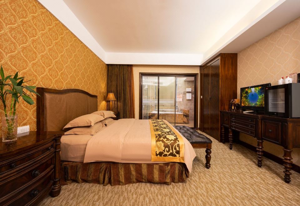 璨圓樓溫泉美式行政大床房