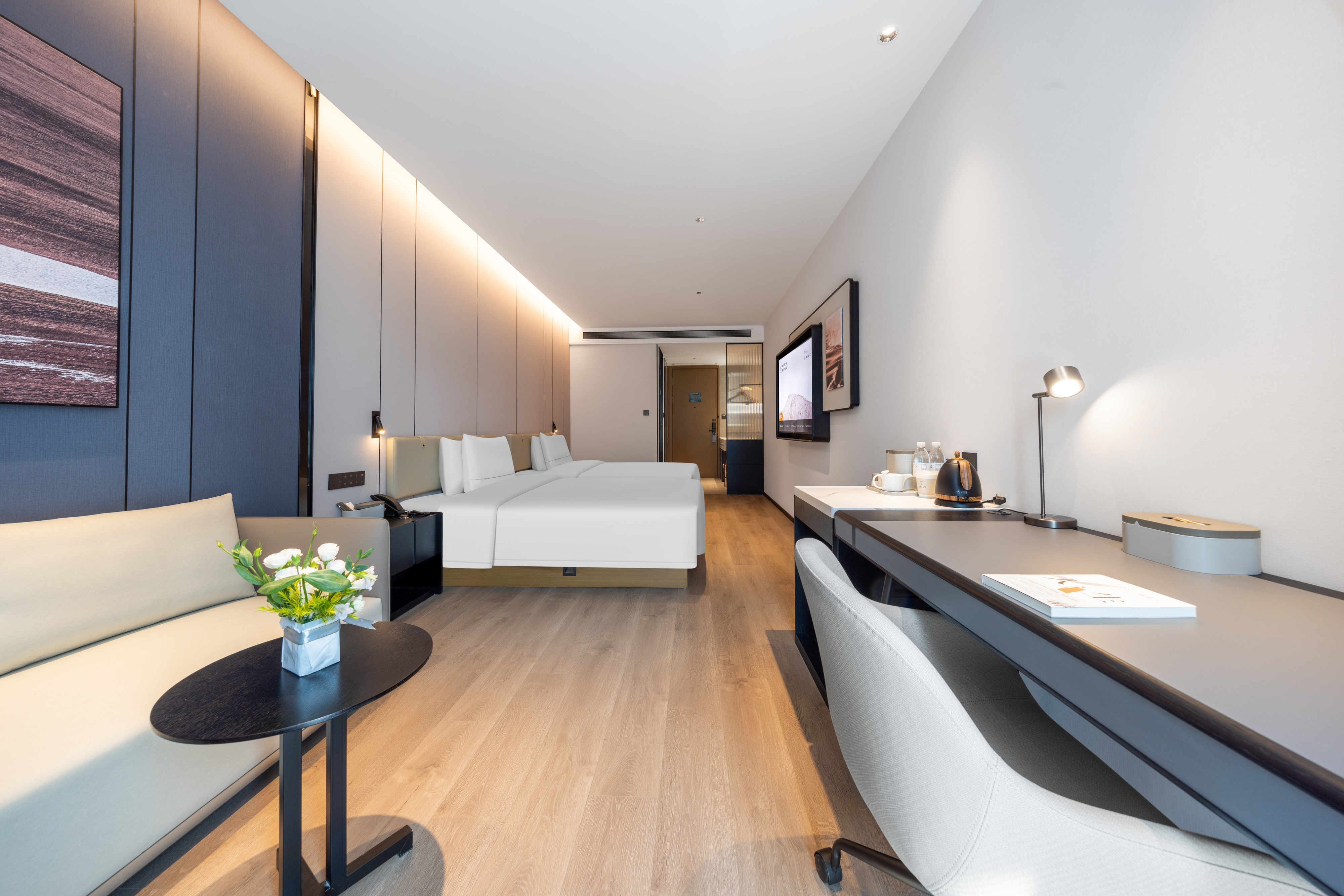 高级双床房（电视投屏+小冰箱+语音客控）