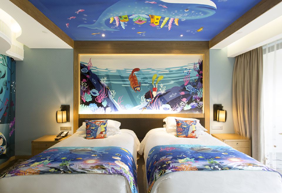 海洋主題親子雙床房