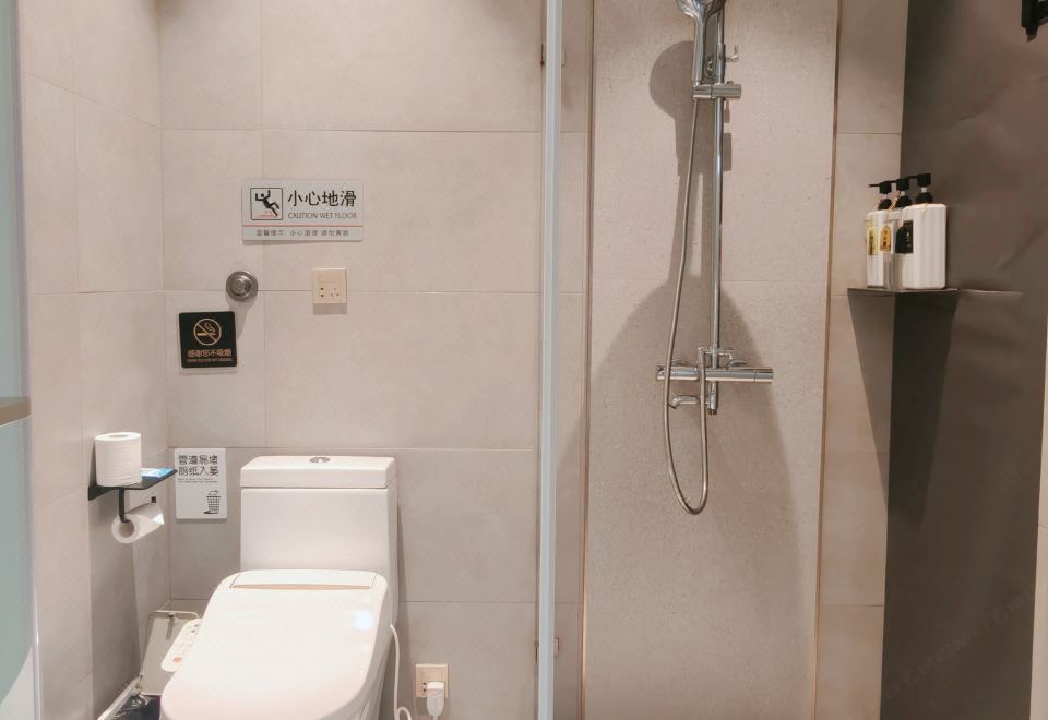 摘月·古运河风光景观阳台·电动大床房