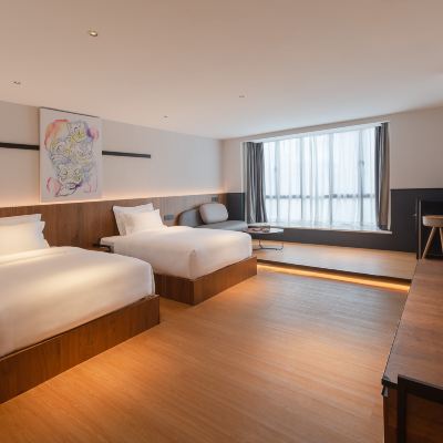 兩張床XXL（智能客控+舒適睡眠+BLUGMAN藍牙音箱） ZMAX HOTELS（佛山祖廟創意產業園店）優惠