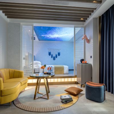 席居榻榻米房（浪漫星空頂+巨幕投影+藍牙音箱） 美宿歡致酒店（樟樹時代廣場店）優惠