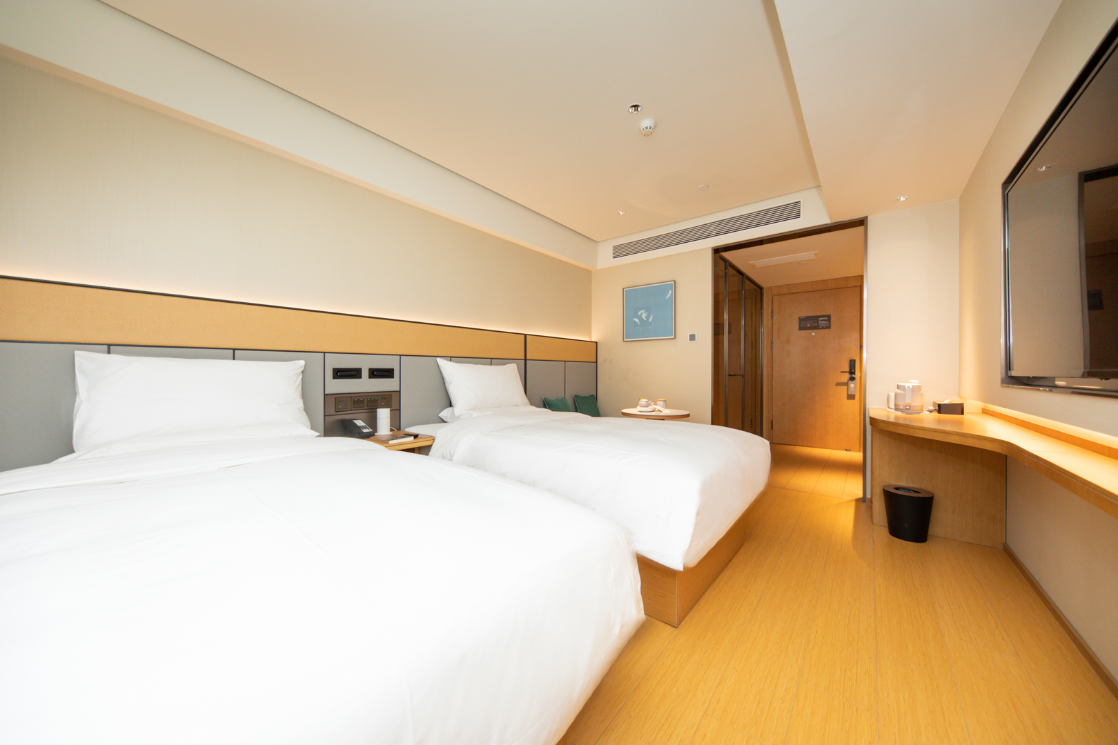 舒压双床房【禅意茶具｜小冰箱】