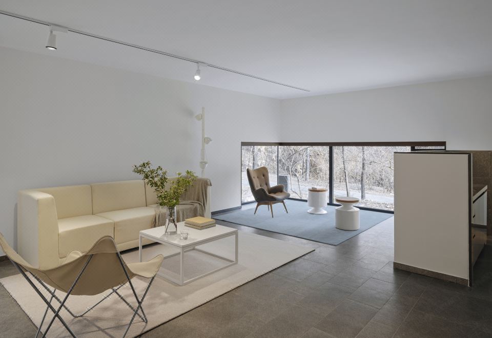 露臺山景雙床房