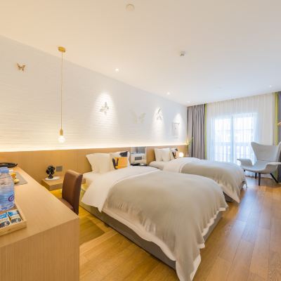 錦羽·香雪陽台雙床房 望聽錦繡民宿（上海國際旅遊度假區店）優惠