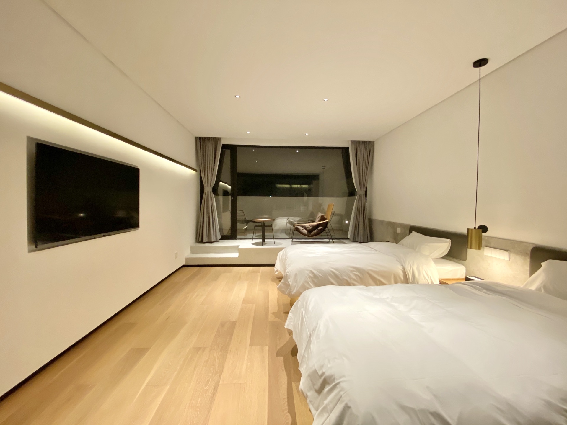 阳光露台双床房