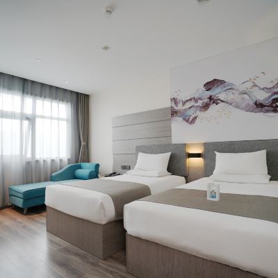 高級雙床房【安睡蕎麥枕】 扉縵飯店（西安鐘樓地鐵站回民街店）優惠