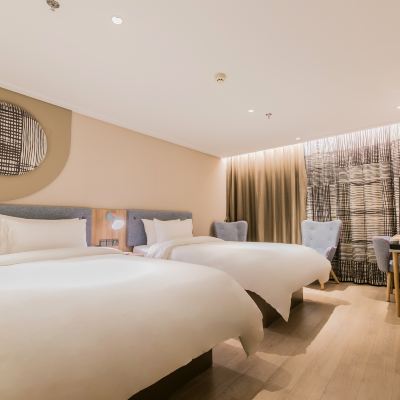 零壓雙床房（釋壓床墊+記憶枕） 如家飯店·neo（深圳羅湖口岸國貿地鐵站店）優惠