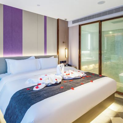 浪漫尊享房（智能客控+慕斯床墊+空氣凈化機+小冰箱） 麗楓飯店（太原五一廣場柳巷店）優惠