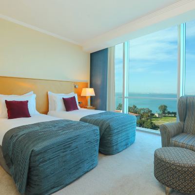 海景標準雙床房-可吸煙 伊茲密爾奧迪萊克温德姆大酒店優惠