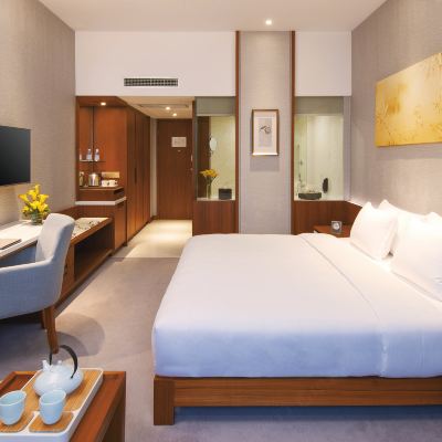 商務大床房-舒適淋浴 無錫德根飯店優惠