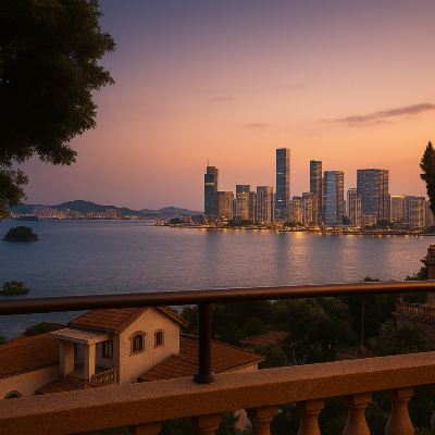 星空瞰海海景別墅丨陽台直麵大海觀海上日出 鼓浪嶼花之聲·花園美墅優惠