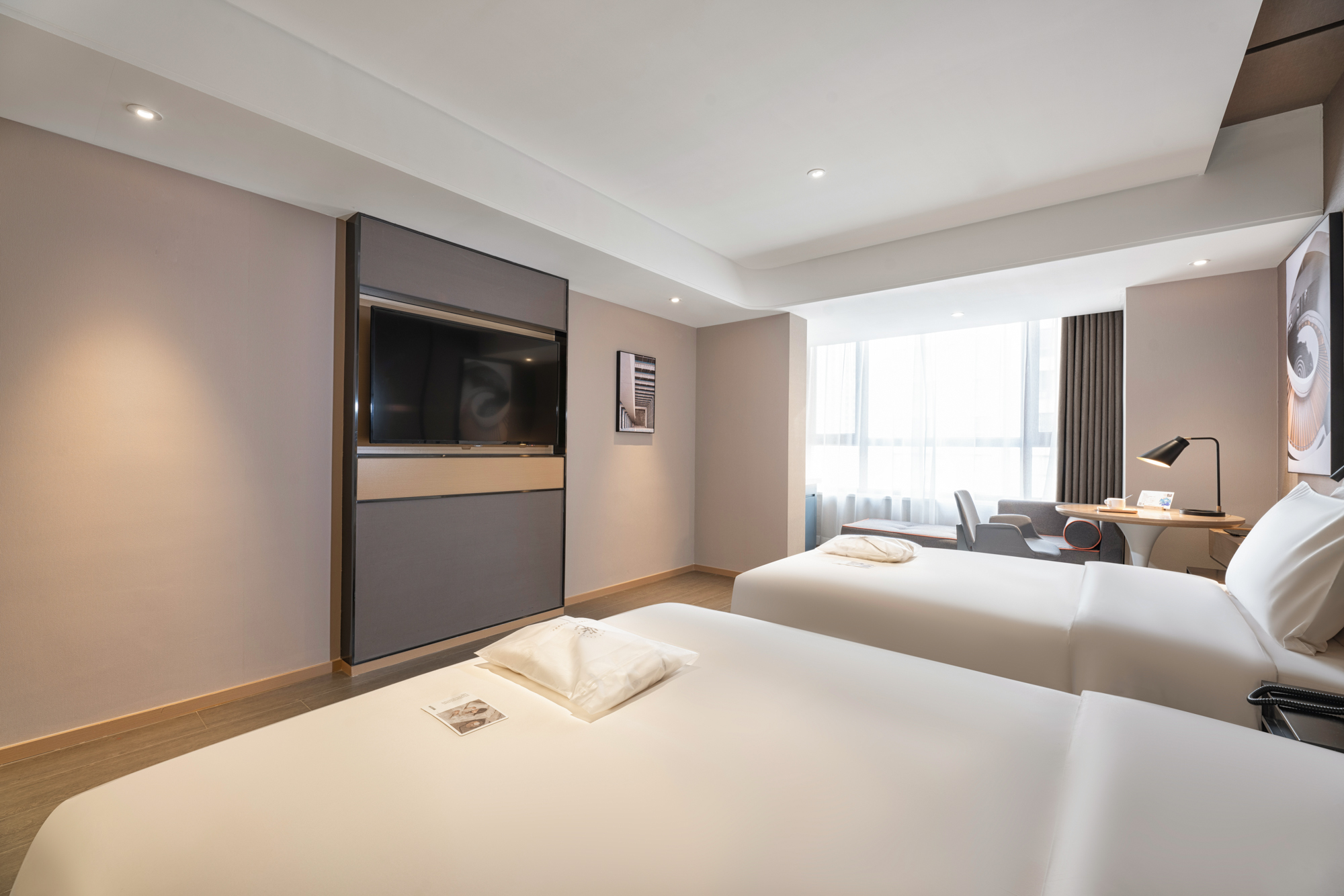 Atour Hotel Xi‘an Gaoxin Technology Road几木双床房【丝涟床垫+手机投屏】