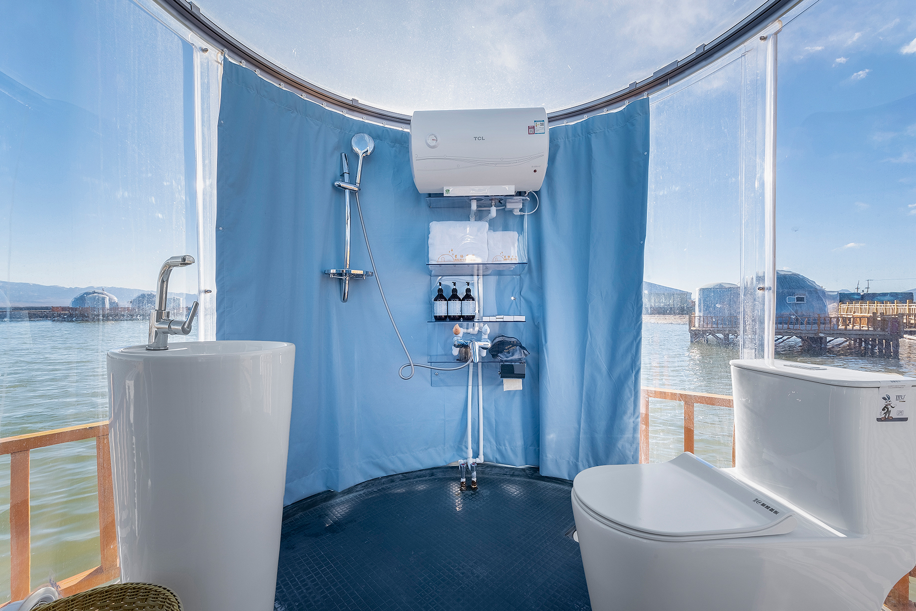 星梦之旅|泡泡屋家庭房-透明星空顶+观景望远镜