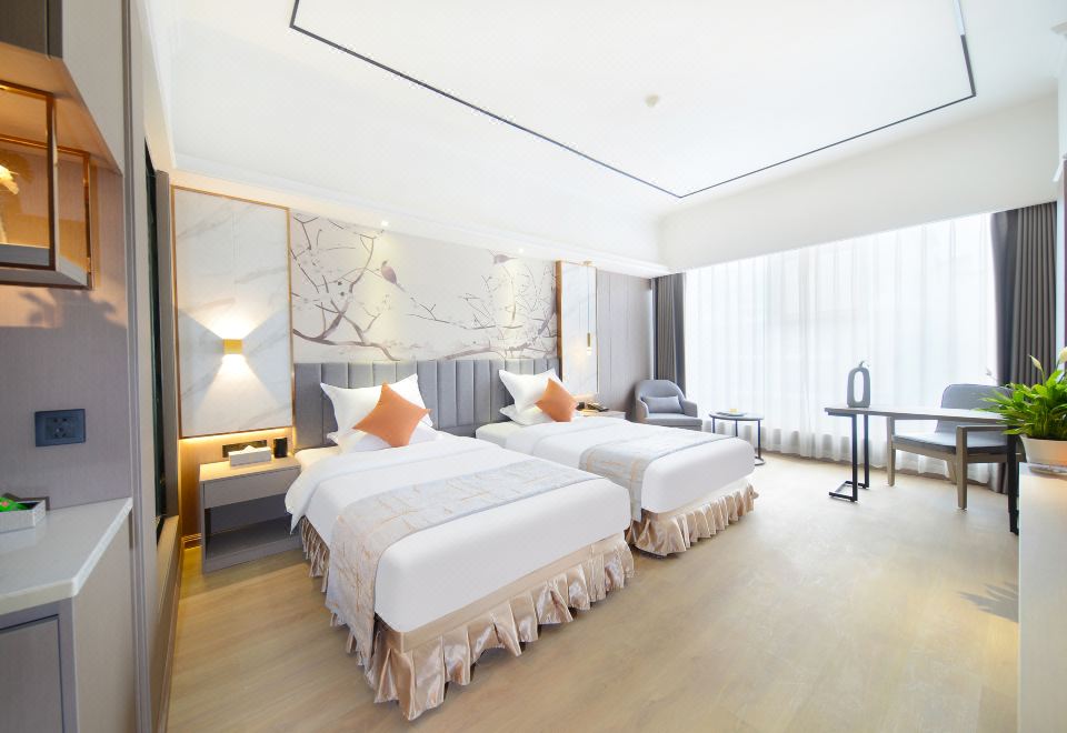 月光行政雙床房（全屋語音客控+簡約輕奢風）