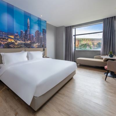 輕享·沐光大床房 萊駐飯店公寓（兆禾裡購物中心店）優惠