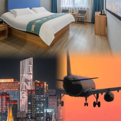 安心睡零壓大床房【助眠按摩床】 朵高飯店（寧波輕紡城機場店）優惠