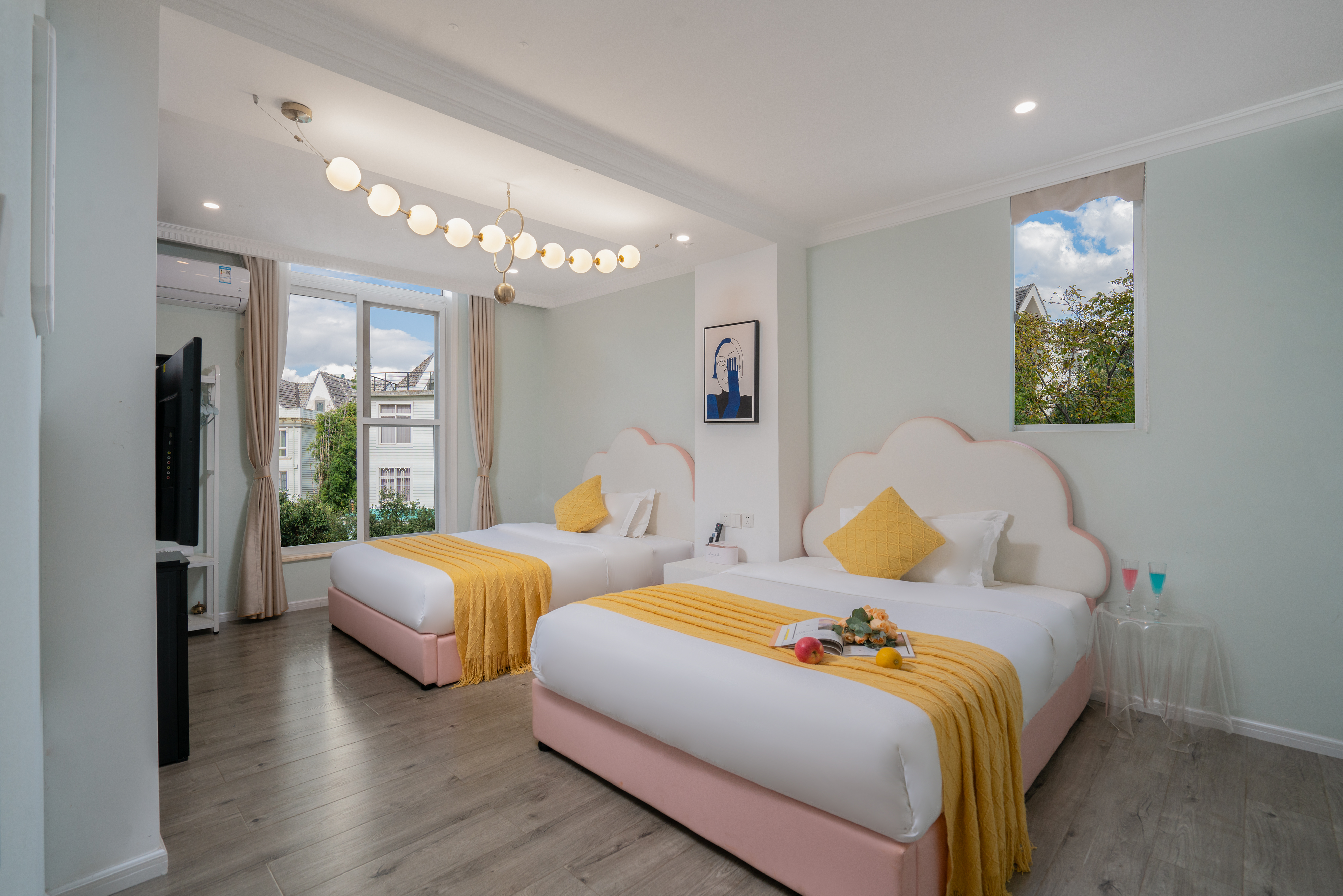 云境·温馨双床房（全景玻璃|恒温空间）