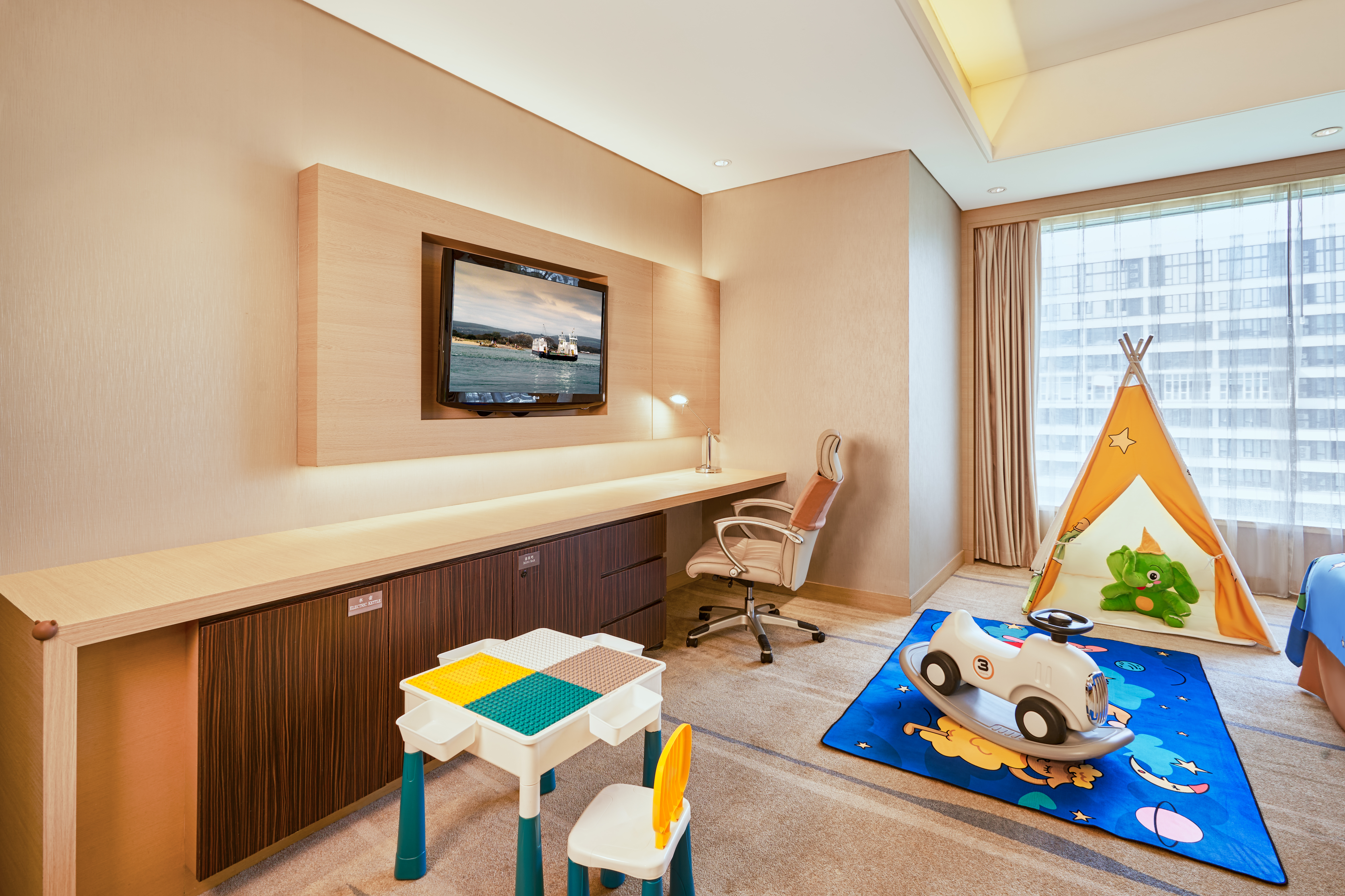 小飞象亲子主题双床房