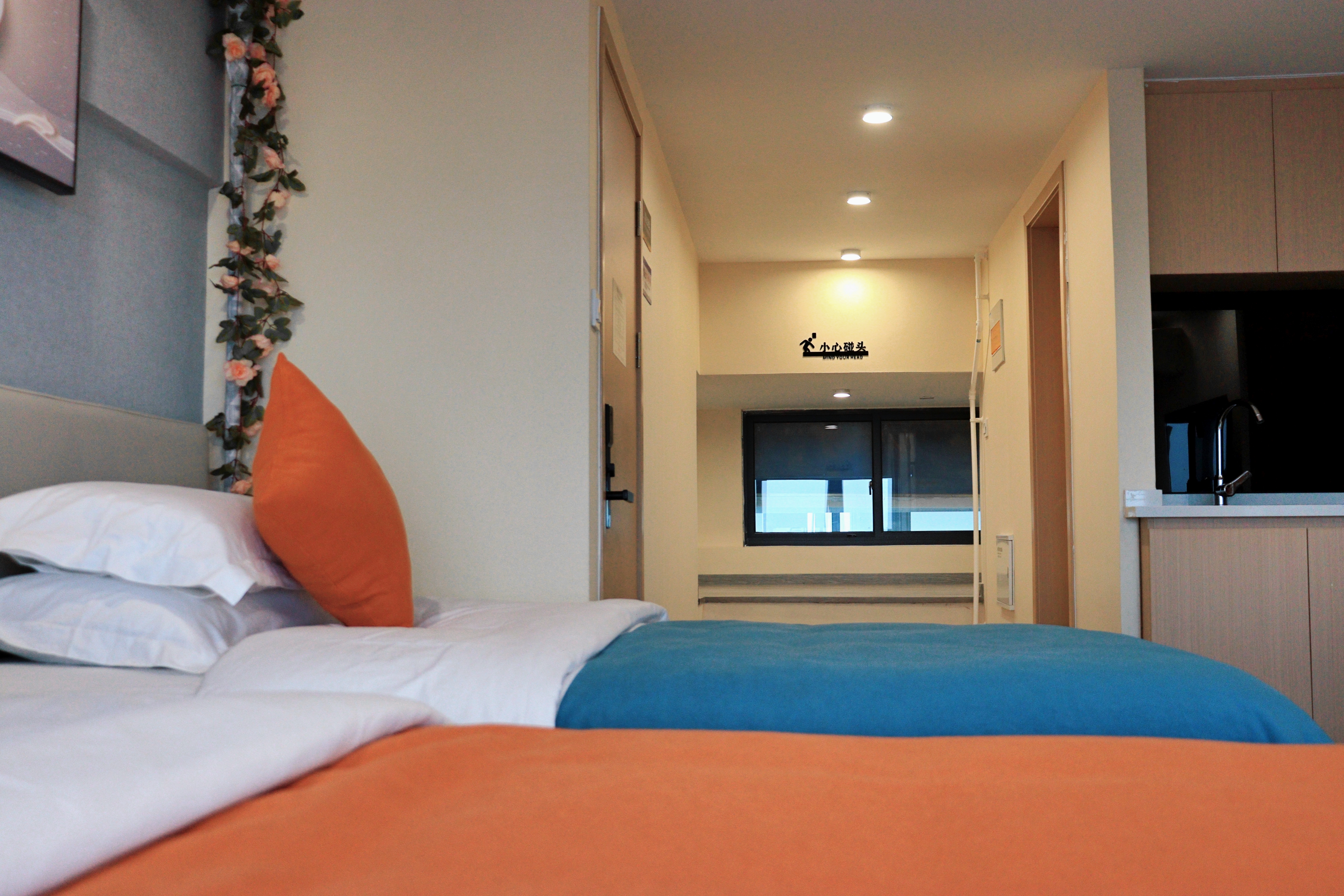 城景飘窗商务双床房