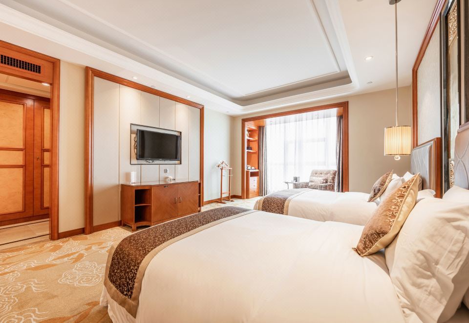 豪华双床房-下沉式浴缸