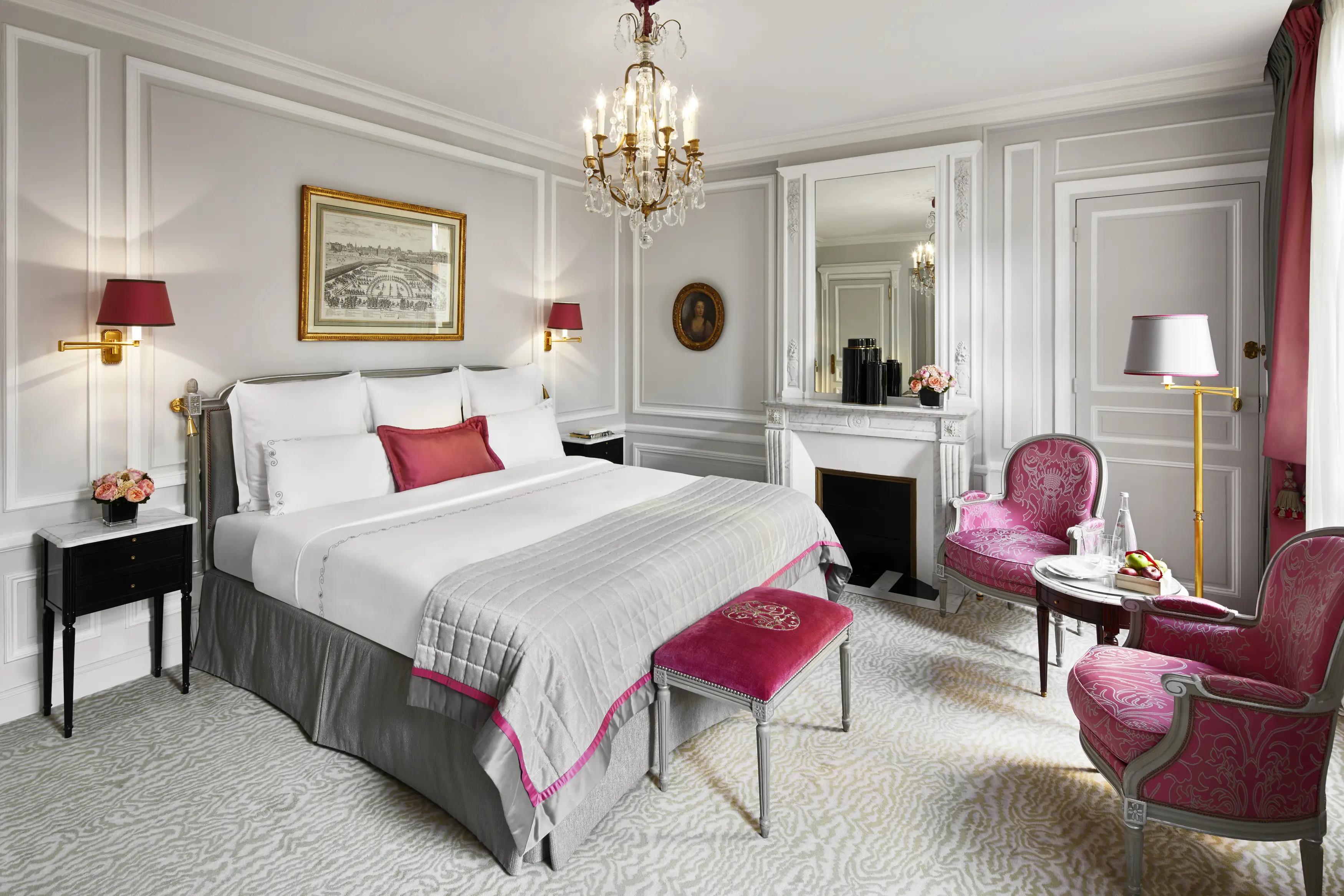 The Hotel Plaza Athenee is a Brunei-owned historic luxury hotel in Paris,  France. It is located at 25 Avenue Montaigne in the 8th arrondissement of  Paris, near the Champs-Elysees. Stock Photo