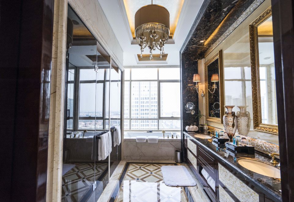 總統套房（繁華街景+加濕凈化一體機+斯林百蘭床墊）