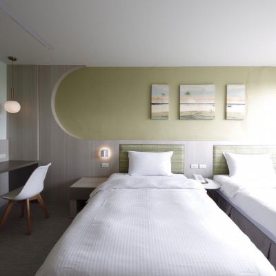 街景豪華雙床房 海福商務飯店優惠