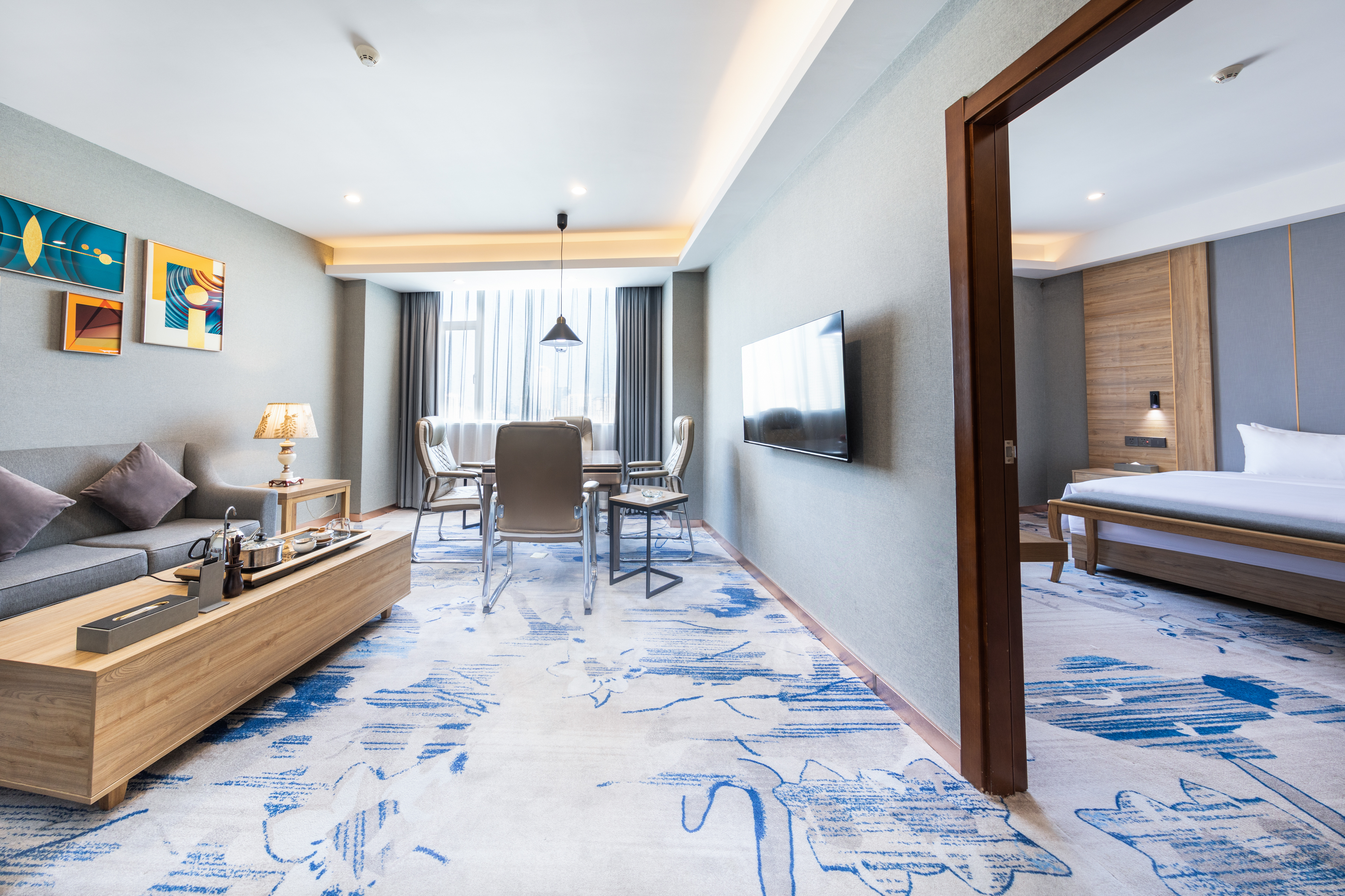 華楓豪華套房丨一室一廳丨城景會客丨極速網絡