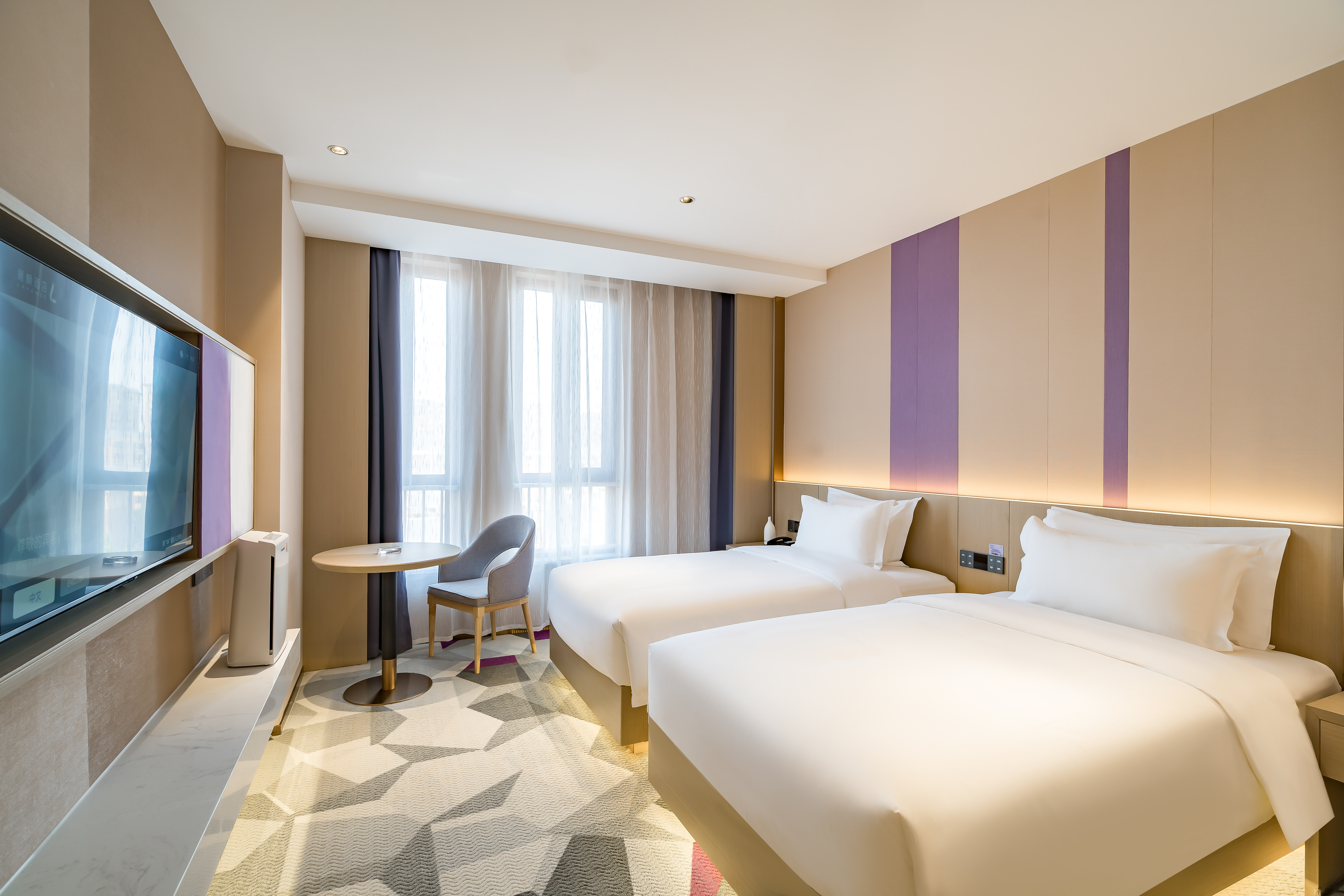 豪华双床房（智能客控+可投屏+慕思床垫）