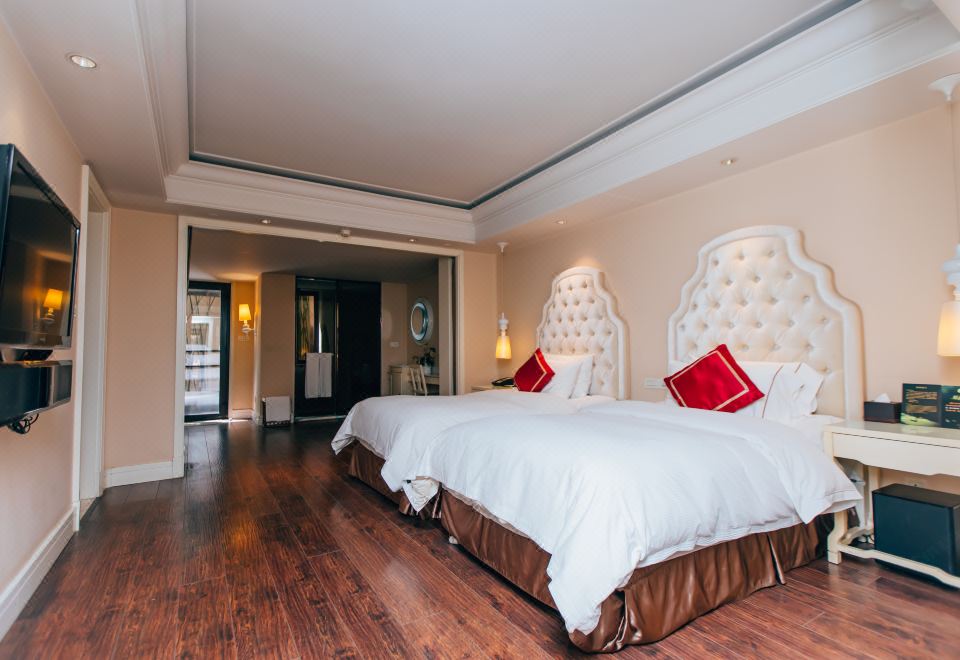 花园私汤双床房