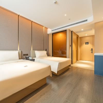 高級雙床房 廣州珠江新城五羊邨地鐵站亞朵飯店優惠