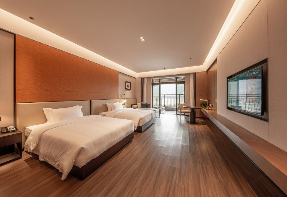 行政云景雙床房-獨立泡池