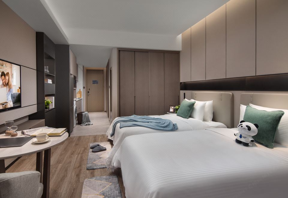 高级双床房（开放式厨房）