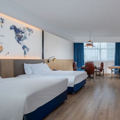 休閒·棋牌雙床房（空氣凈化器+品牌床墊+安靜入眠） 凱里亞飯店（邵陽九盛北海店）優惠