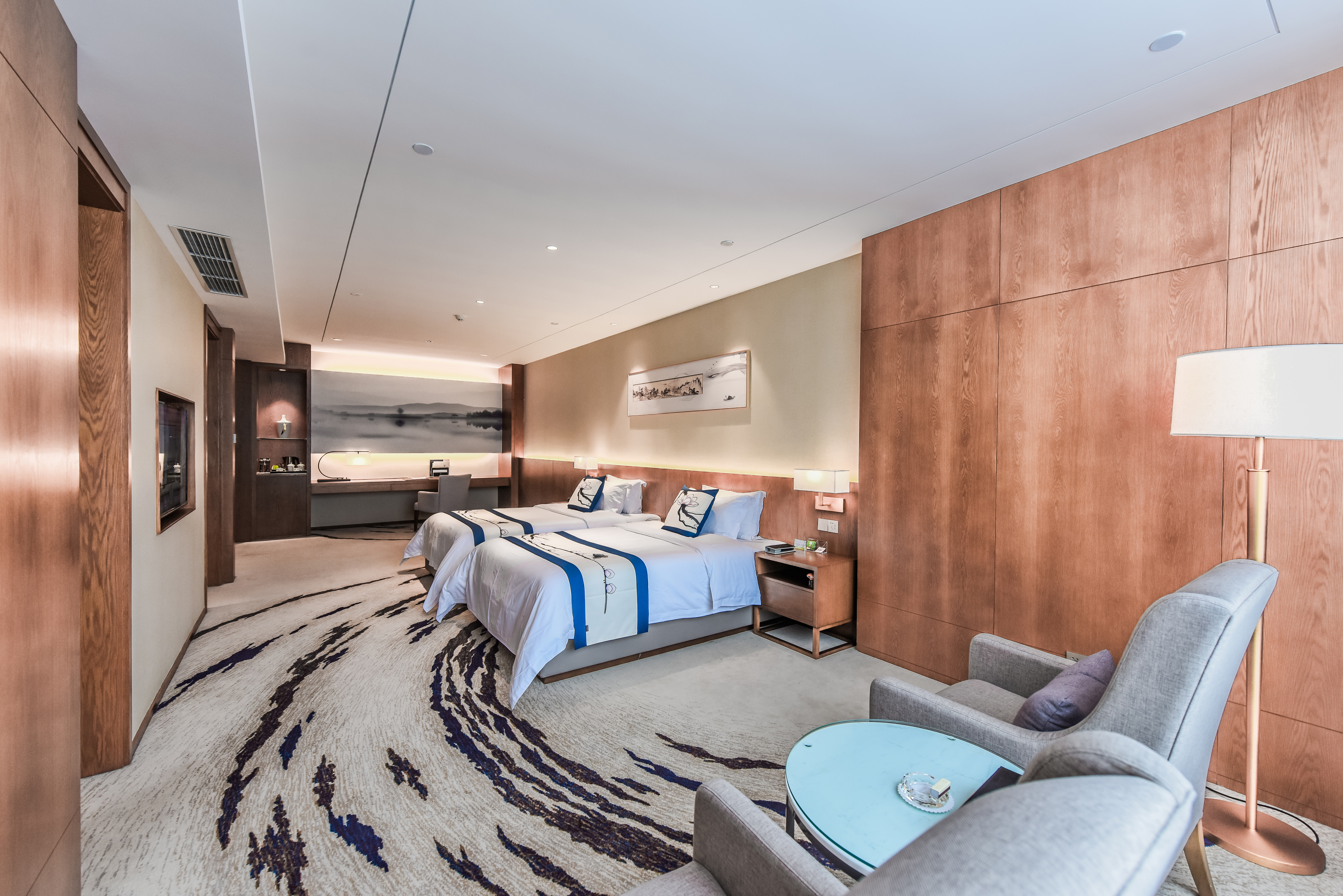 江语山景标间【休闲座椅+高配床品】