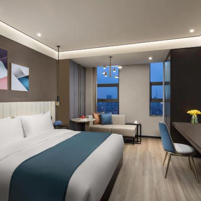 高級大床房（洗烘機+冰箱+可投屏） 上海馨樂庭陸家嘴公寓酒店優惠