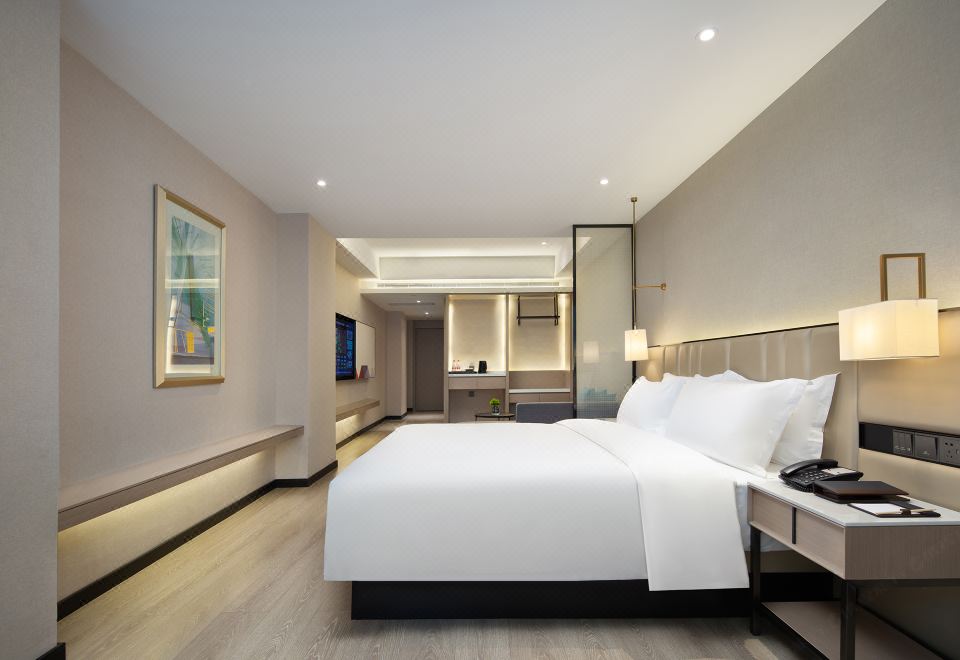 Borrman Jinhuangguan Hotel (Liuzhou Five Star Pedestrian Street) Deluxe Queen Room