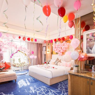 溫馨情侶大床房（全智能房控+舒適大空間） 財富現代國際飯店（東莞寮步萬潤廣場店）優惠