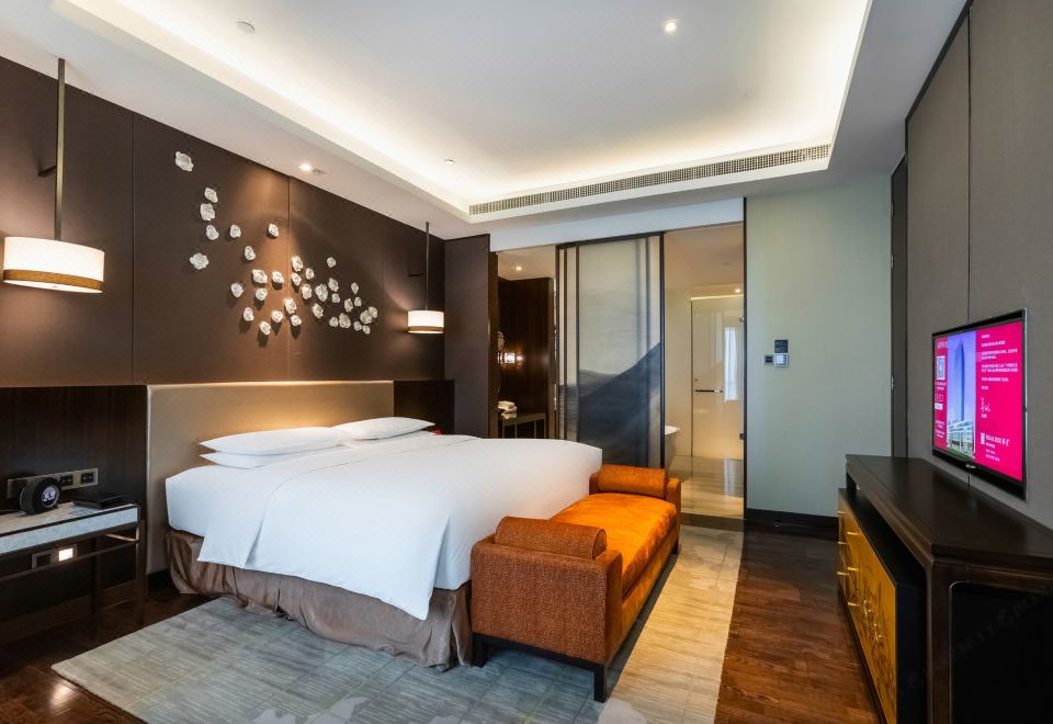 單臥行政套房【高樓層+獨立起居室+雙衞+戴森吹風機】