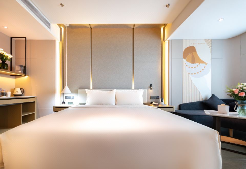 Zhuhai Gongbei Lovers Road Atour S Net Yiyan Selection HotelNetEase Strictly Selected Double Bed Room